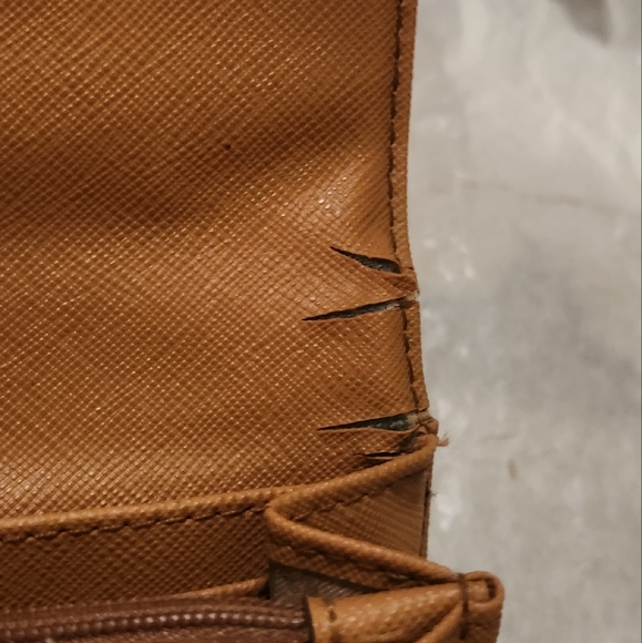 VINTAGE Michael Kors Long Monogram Bifold Snap Wallet Brown 7. 75 X 4" - Picture 13 of 16